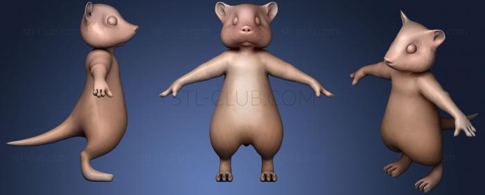 3D model Hamster (STL)